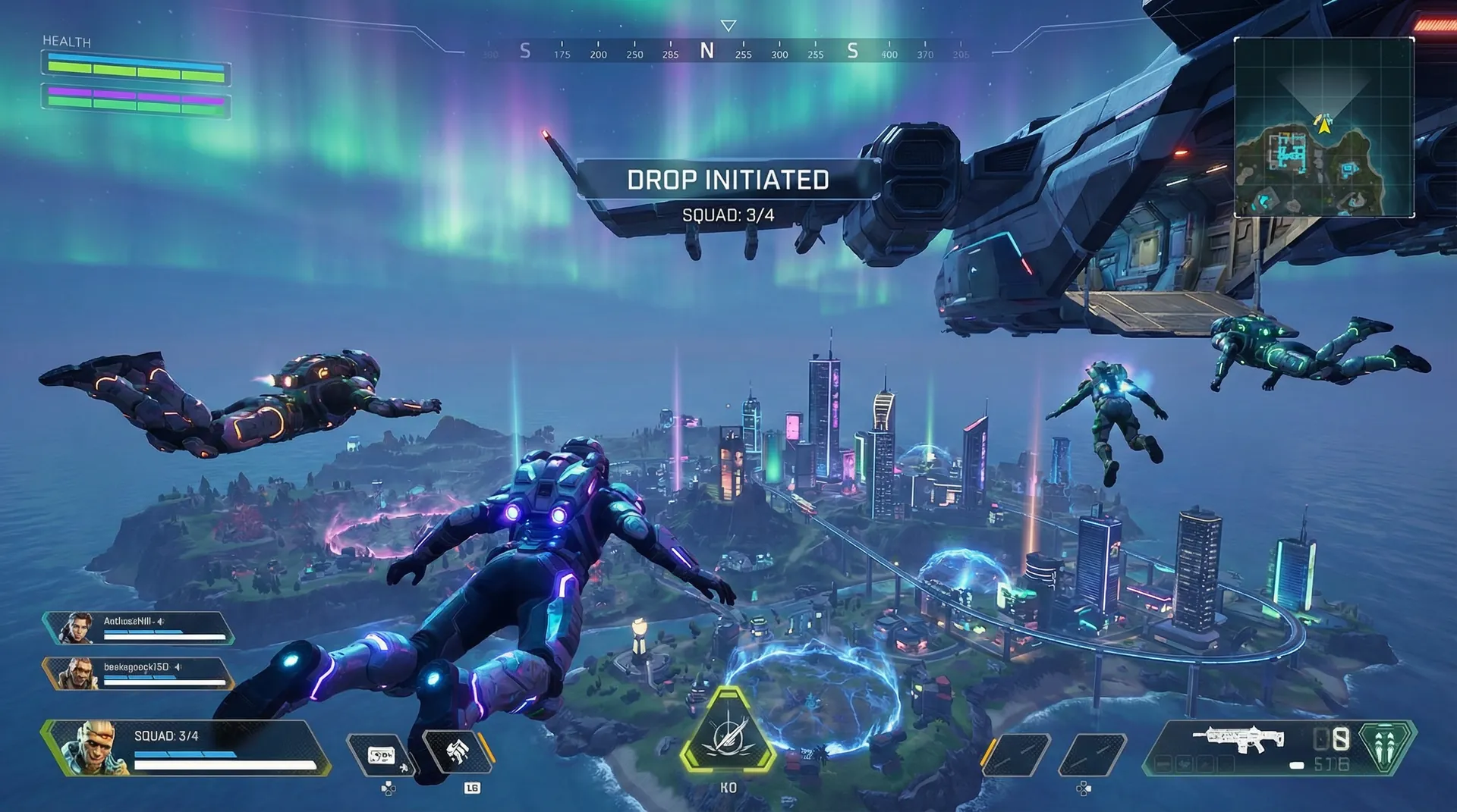 大逃杀游戏空降瞬间 - 电竞下注 精彩操作