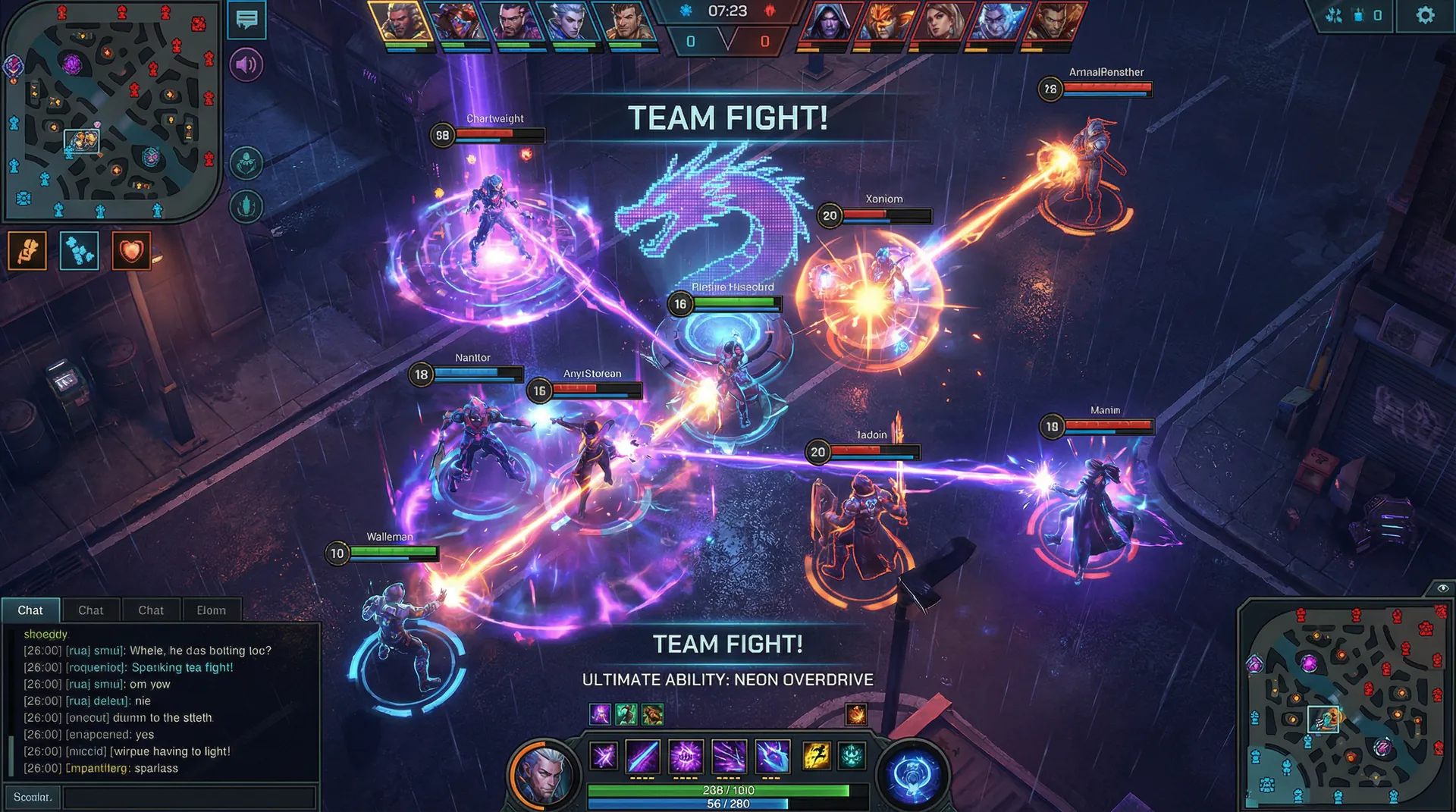 MOBA游戏团战名场面 - 电竞下注 高能时刻